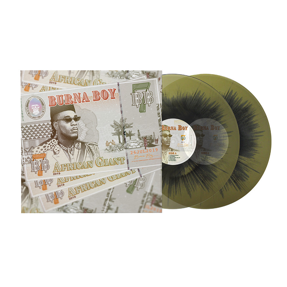 African Giant Vinyl (Limited Edition 5 Year Anniversary Black and Gold Splatter)