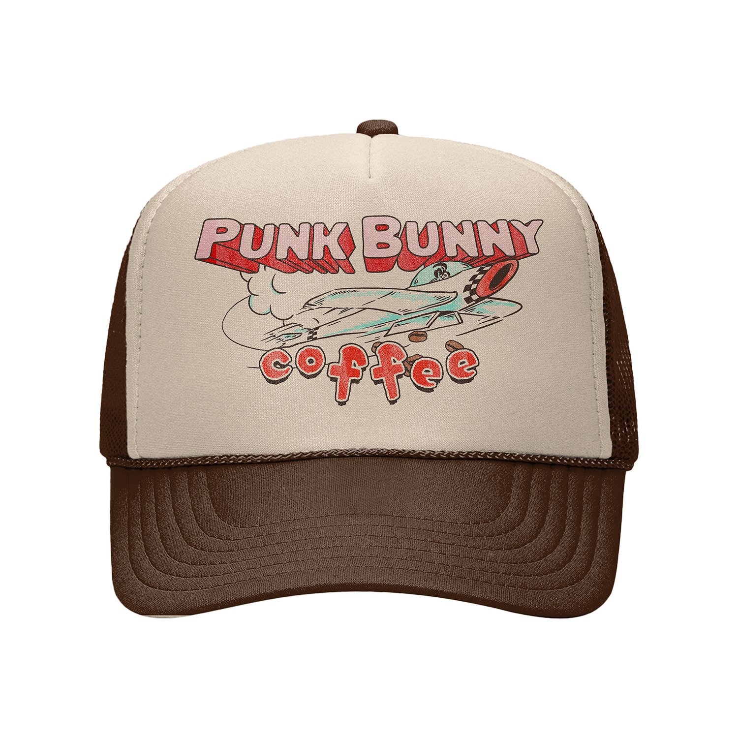 Punk Bunny Coffee Dookie Trucker Hat