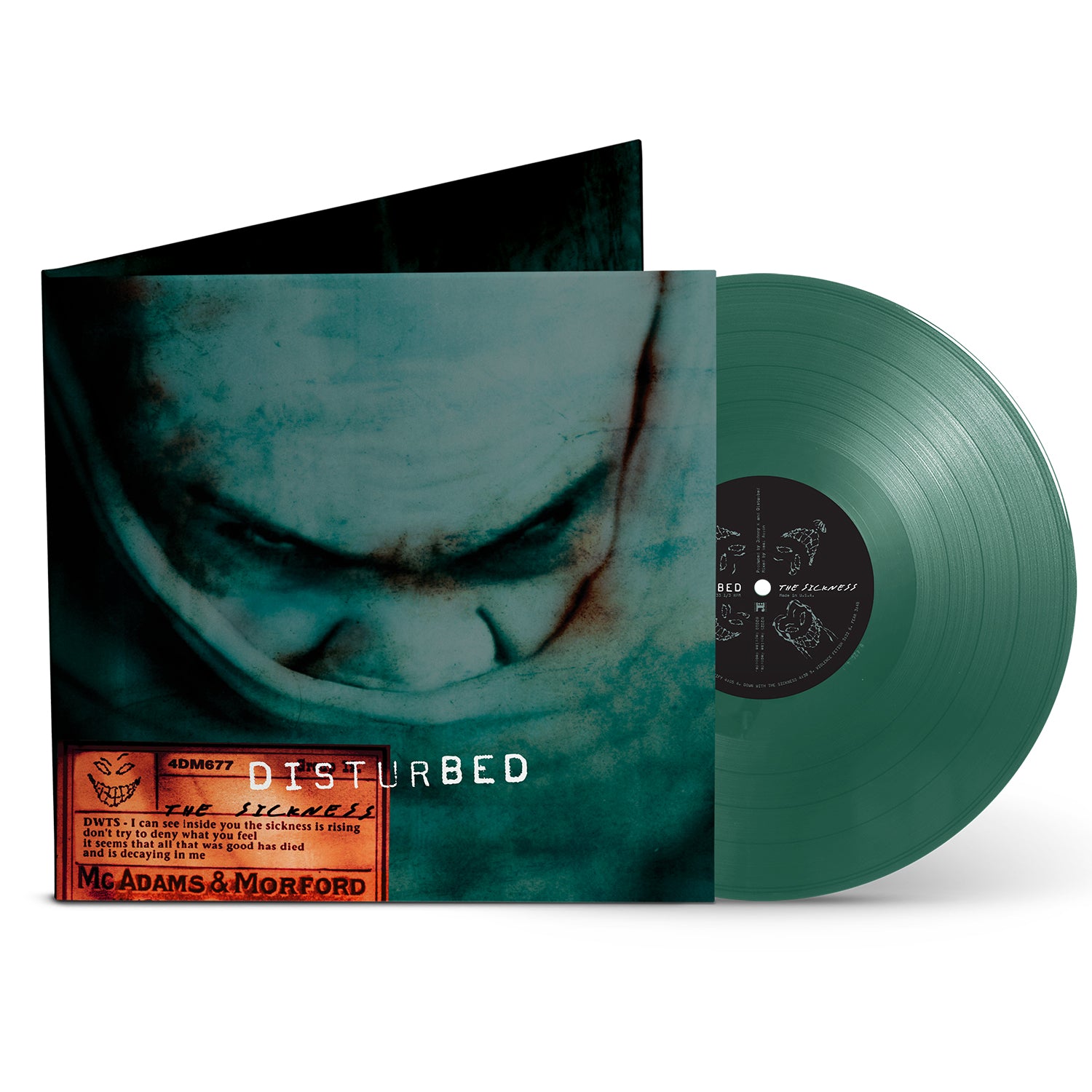 The Sickness (25th Anniversary) Green LP