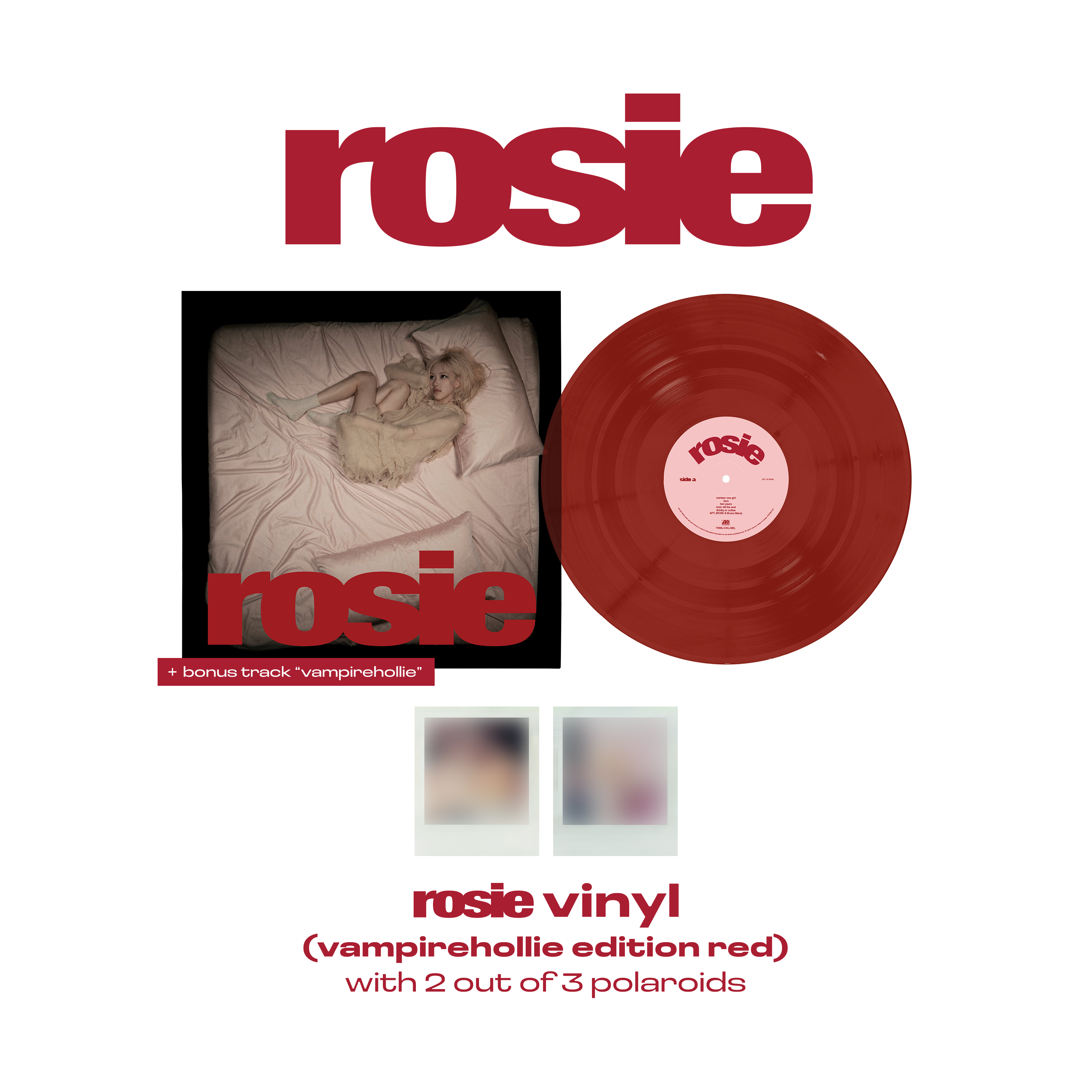 rosie vinyl (vampirehollie edition red)