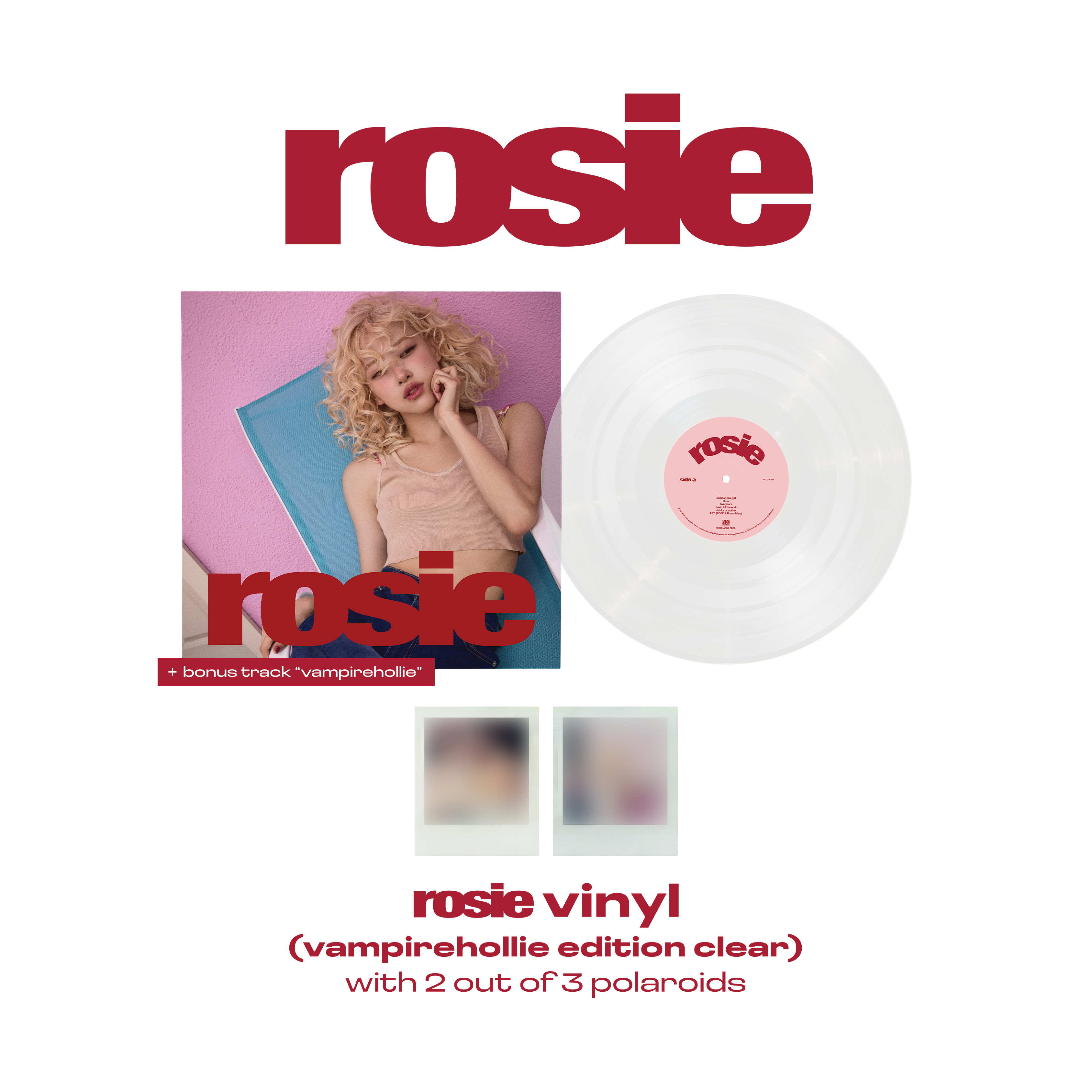 rosie vinyl (vampirehollie edition clear)