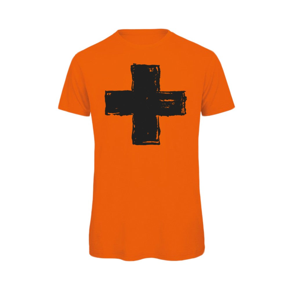 Orange '+' Tee