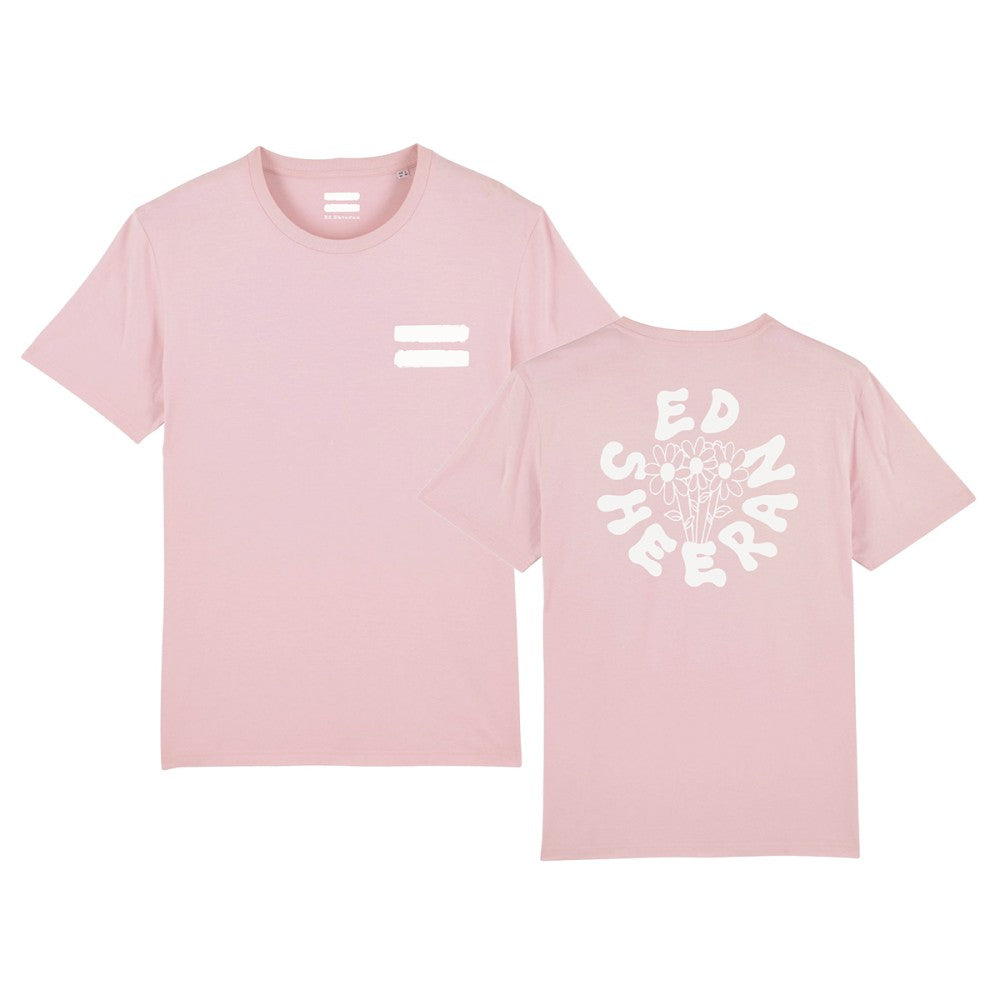 Equals A Bunch Of Flowers T-Shirt Pink