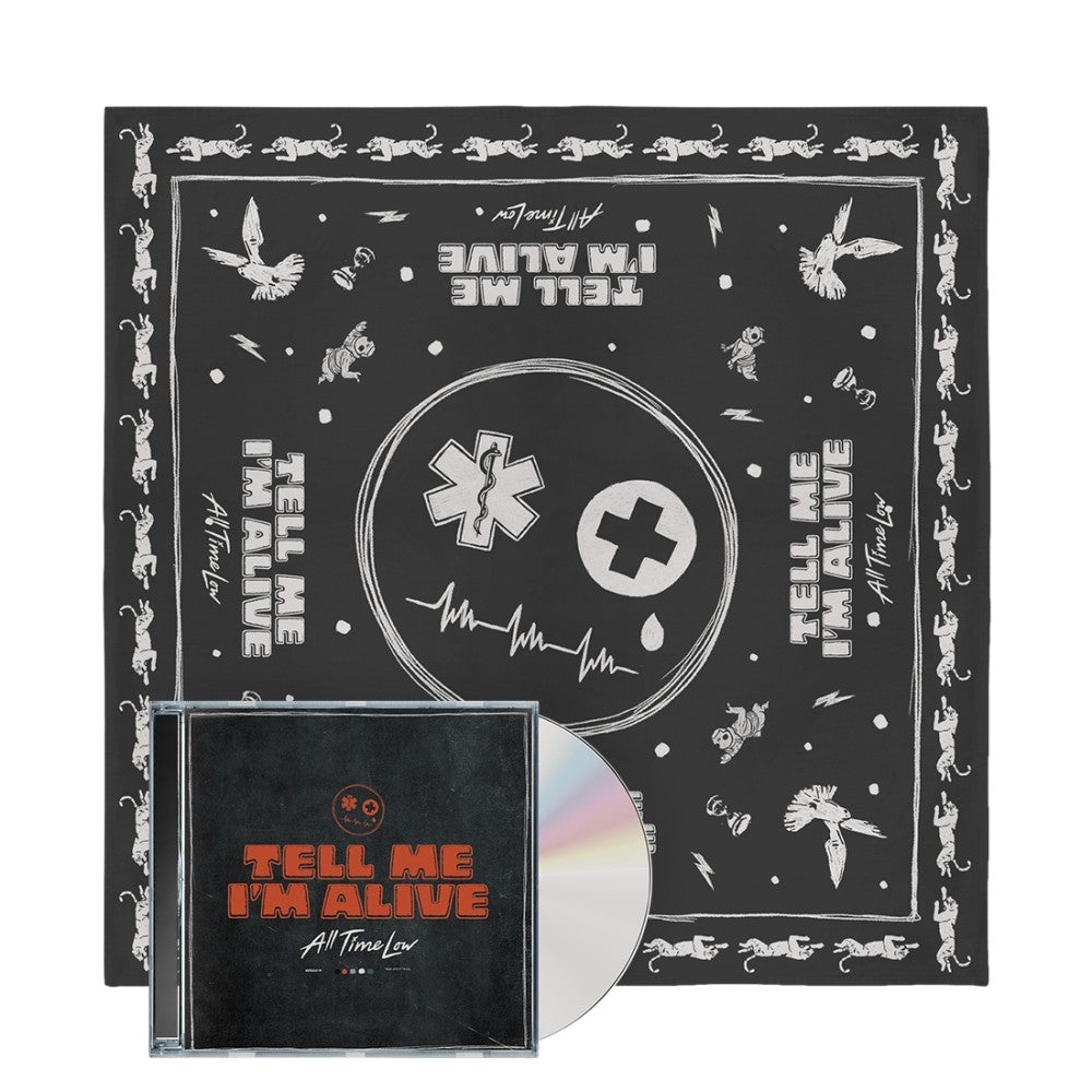 Tell Me I’m Alive CD & Bandana