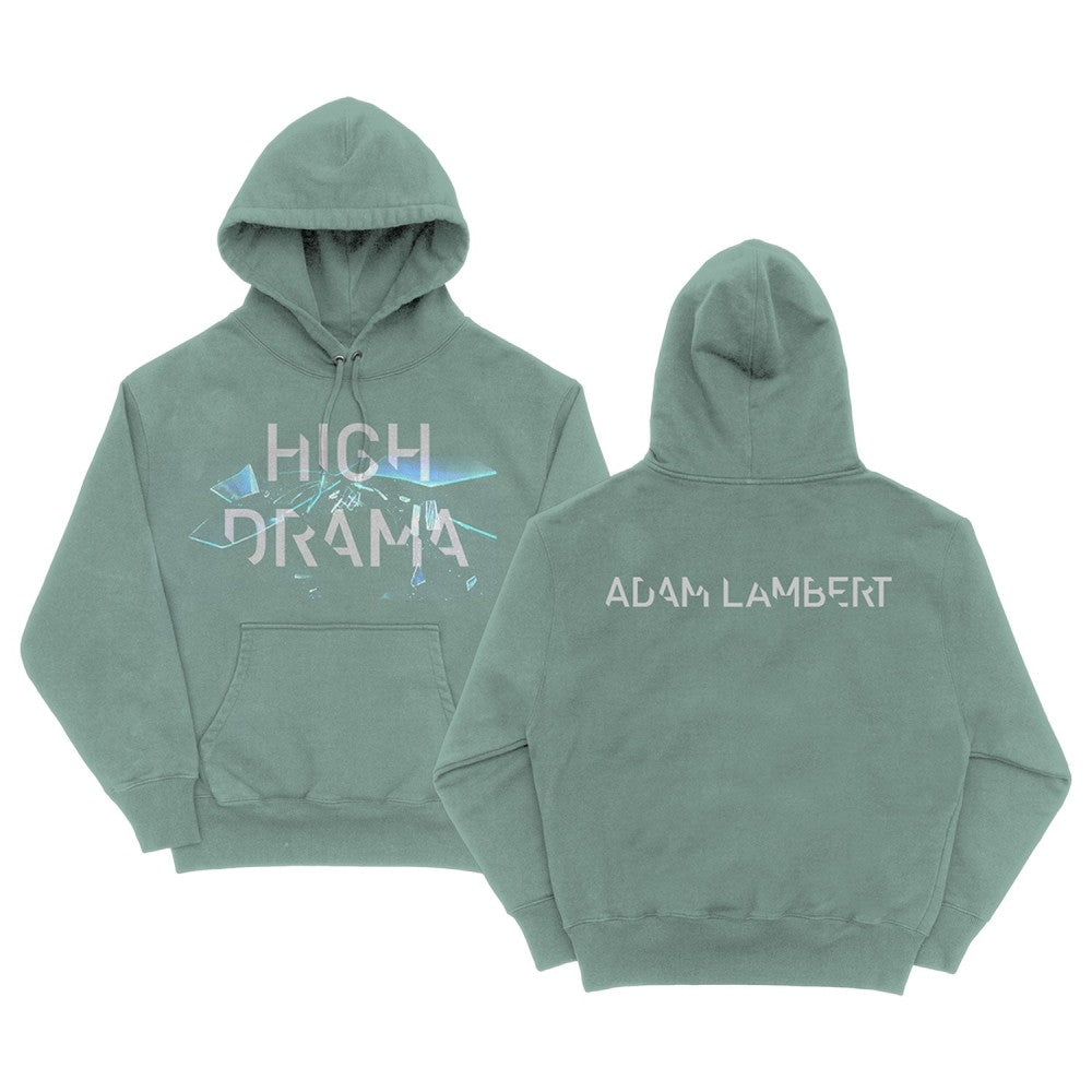 High Drama Text Hoodie Green